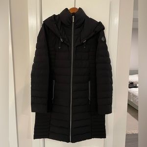 Michael Kors | Long Black Puffer Jacket